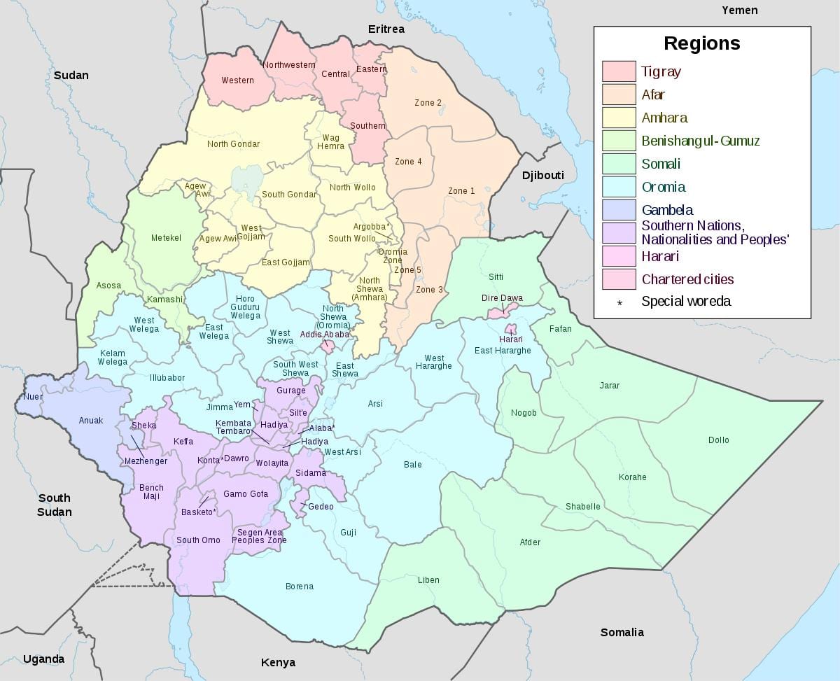 hawassa Etiópia mapa