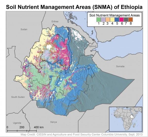 mapa de solos, mapa da Etiópia